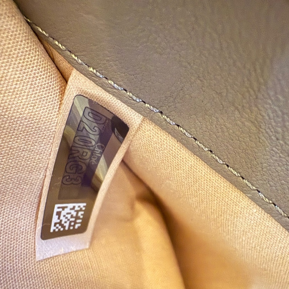 Chloe Marcie Full Zip Around Continental Wallet Gray - Picture 9 of 15